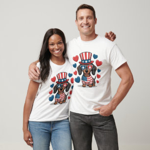 Patriotic Dachshund T-Shirt