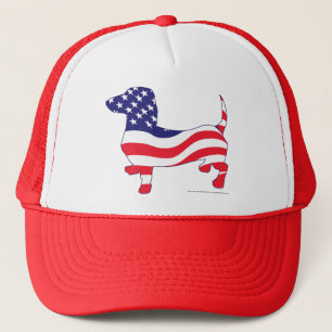 Patriotic Dachshund / Wiener Trucker Hat