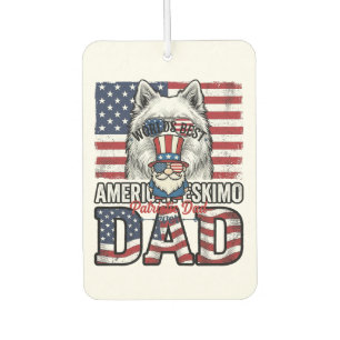 Patriotic Dad Gnome Vintage Vector Shirt Design_1 Car Air Freshener