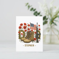 Patriotic Dad – USA Flag with Combat Boots