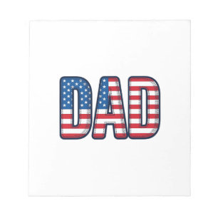 Patriotic DAD Vector Shirt Design_1 Notepad