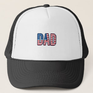 Patriotic DAD Vector Shirt Design_1 Trucker Hat