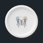 Patriotic Dancing Skeleton Fireworks Vintage Shirt Paper Plate<br><div class="desc">Patriotic Dancing Skeleton Fireworks Vintage Shirt Design_1</div>