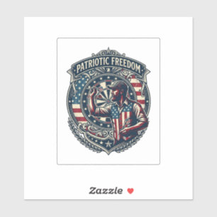 Patriotic Dart Player Vector Graphic Tee