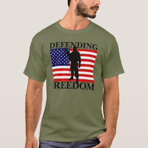 Patriotic Defending Freedom T-Shirt