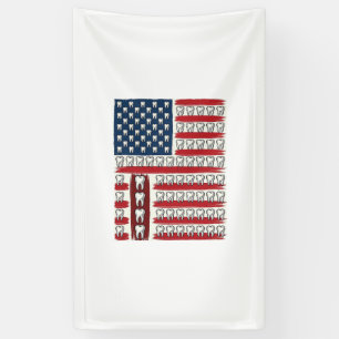 Patriotic Dentist Tooth Flag Banner