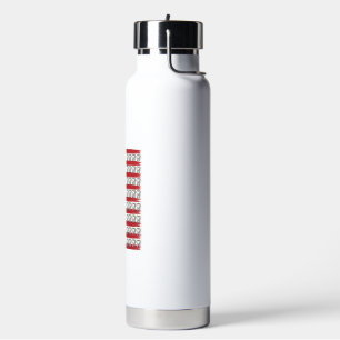 Patriotic Dentist Tooth Flag Water Bottle
