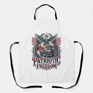 Patriotic Desert Road Explorer Apron