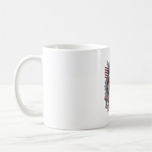 Patriotic Desert Road Explorer Coffee Mug