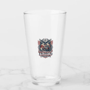 Patriotic Desert Road Explorer Glass