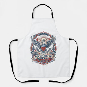 Patriotic Desert Southwest Pride Vector Graphic Te Apron