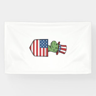 Patriotic Dinosaur Pocket Vintage Shirt Design_1 Banner