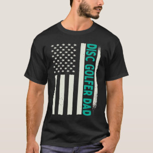 Patriotic Disc Golf Player Coach Frisbee Disc Golf T-Shirt