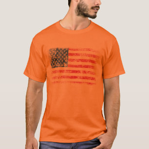 Patriotic Distressed American Flag T-Shirt