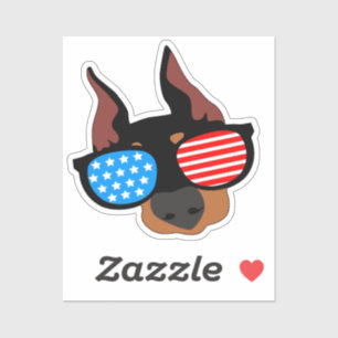 Patriotic Doberman