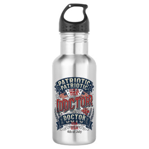 Patriotic Doctor 4th of July Vintage Shirt Design_ 532 Ml Water Bottle