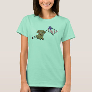 Patriotic Dog July 4th T-shirt