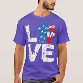 Patriotic dog Patriotic American T-Shirt