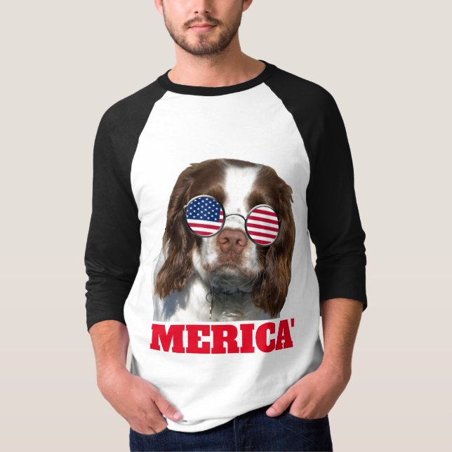 Patriotic Dog T-Shirts (Front)