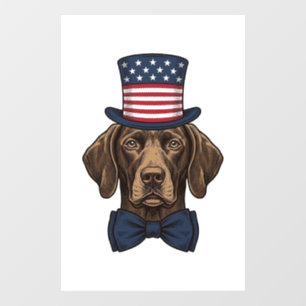 Patriotic Dog Vintage Engraving Shirt Design_1