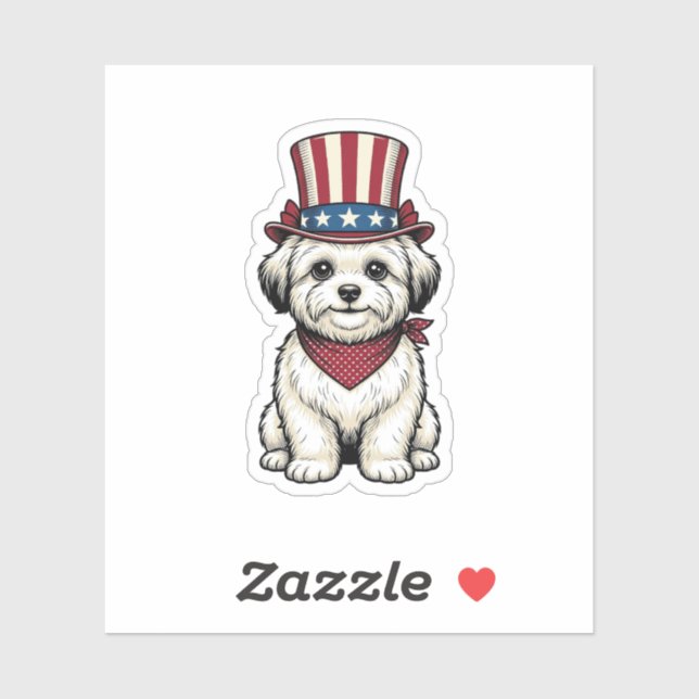 Patriotic Dog Vintage Engraving Vector Design_1 (Sheet)