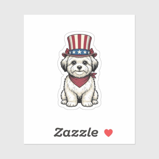 Patriotic Dog Vintage Engraving Vector Design_1 (Sheet)