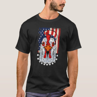 Patriotic Dolphin 4th Of July Cute Usa American Fl T-Shirt