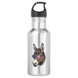 Patriotic Donkey Sunglasses Vintage Shirt Design_1 532 Ml Water Bottle