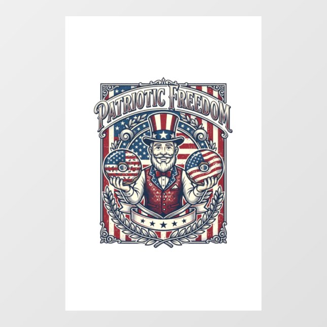 Patriotic Doughnut Lover Vector Graphic Tee_1 (Sheet)
