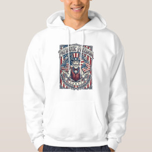 Patriotic Doughnut Lover Vector Graphic Tee_1 Hoodie