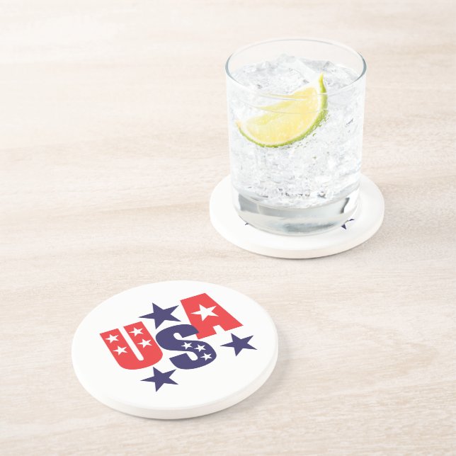 Patriotic Drink Coaster (Side)