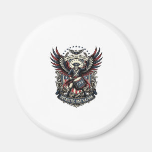 Patriotic Drummer Of Liberty Music Rock Metal Patr Magnet