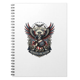 Patriotic Drummer Of Liberty Music Rock Metal Patr Notebook