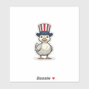 Patriotic Duckling Vintage 4th of July Shirt Desig
