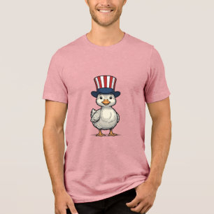 Patriotic Duckling Vintage 4th of July Shirt Desig