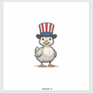 Patriotic Duckling Vintage 4th of July Shirt Desig