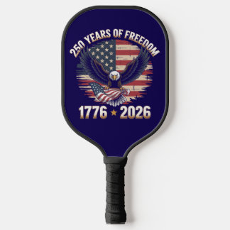 Patriotic Eagle 1776–2026 250 Years of Freedom  Pickleball Paddle