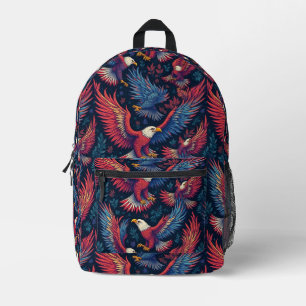 Patriotic Eagle 1 Printed Backpack