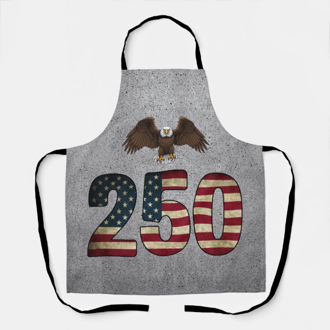 Patriotic Eagle 250 USA Semiquincentennial Apron (Front)
