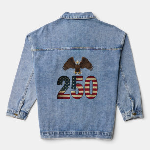 Patriotic Eagle 250 USA Semiquincentennial Denim Jacket