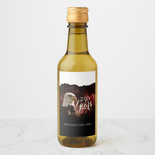 Patriotic Eagle 250 Years Beverage Label