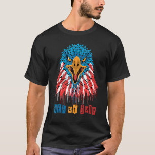 Patriotic Eagle 4th Of July 1776 We The People Ame T-Shirt