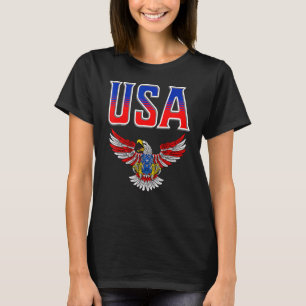 Patriotic Eagle 4th Of July Usa American Flag 1 T-Shirt