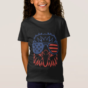 Patriotic Eagle 4th of July USA American Flag T-Shirt