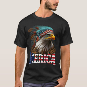 Patriotic Eagle American Flag 4th Of July Merica 1 T-Shirt