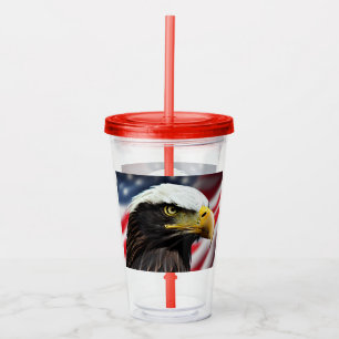 Patriotic/Eagle/American/USA  Acrylic Tumbler