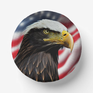 Patriotic/Eagle/American/USA Paper Plate