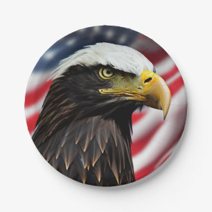 Patriotic/Eagle/American/USA  Paper Plate
