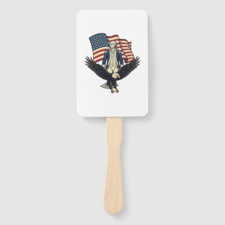 Patriotic Eagle and Colonial General Vintage Vecto Hand Fan