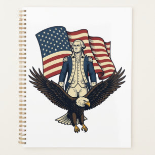 Patriotic Eagle and Colonial General Vintage Vecto Planner
